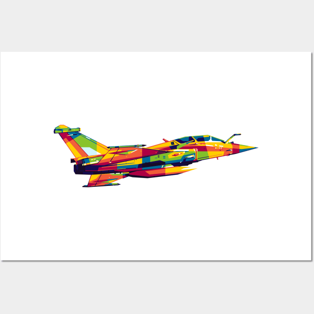 Rafale Jet Fighter Wall Art by wpaprint